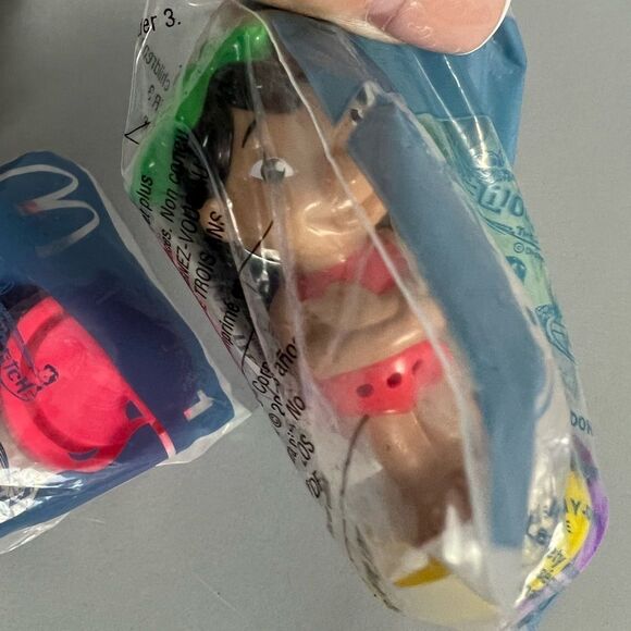 Lilo & Stitch Vintage Y2K McDonalds Happy Meal Toys (3) *SEALED* - Picture 8 of 8